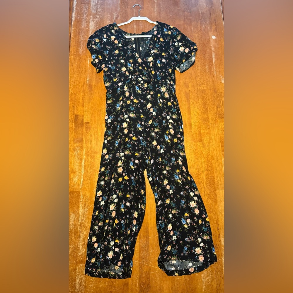 Floral Wild Fable jumpsuit, size M Target